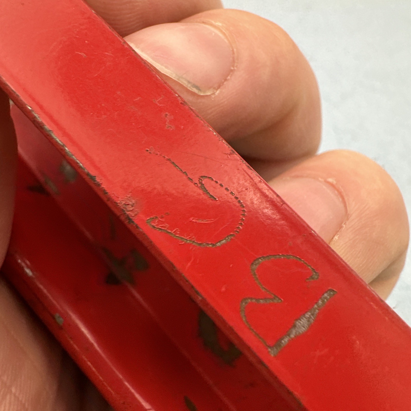 Mac Tools 11" 3/8" Drive Standard Socket Holder Tray Red USA XT18R