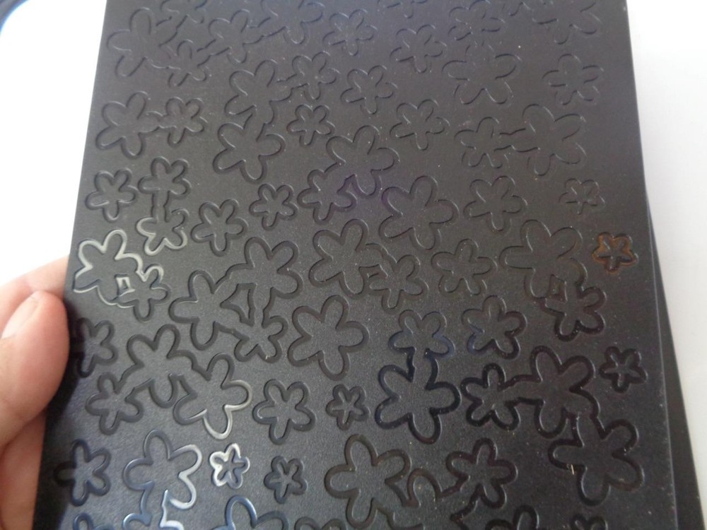 Sizzix Texturz Texture Plate Embossing Pattern Tiny Flowers Flowers #2