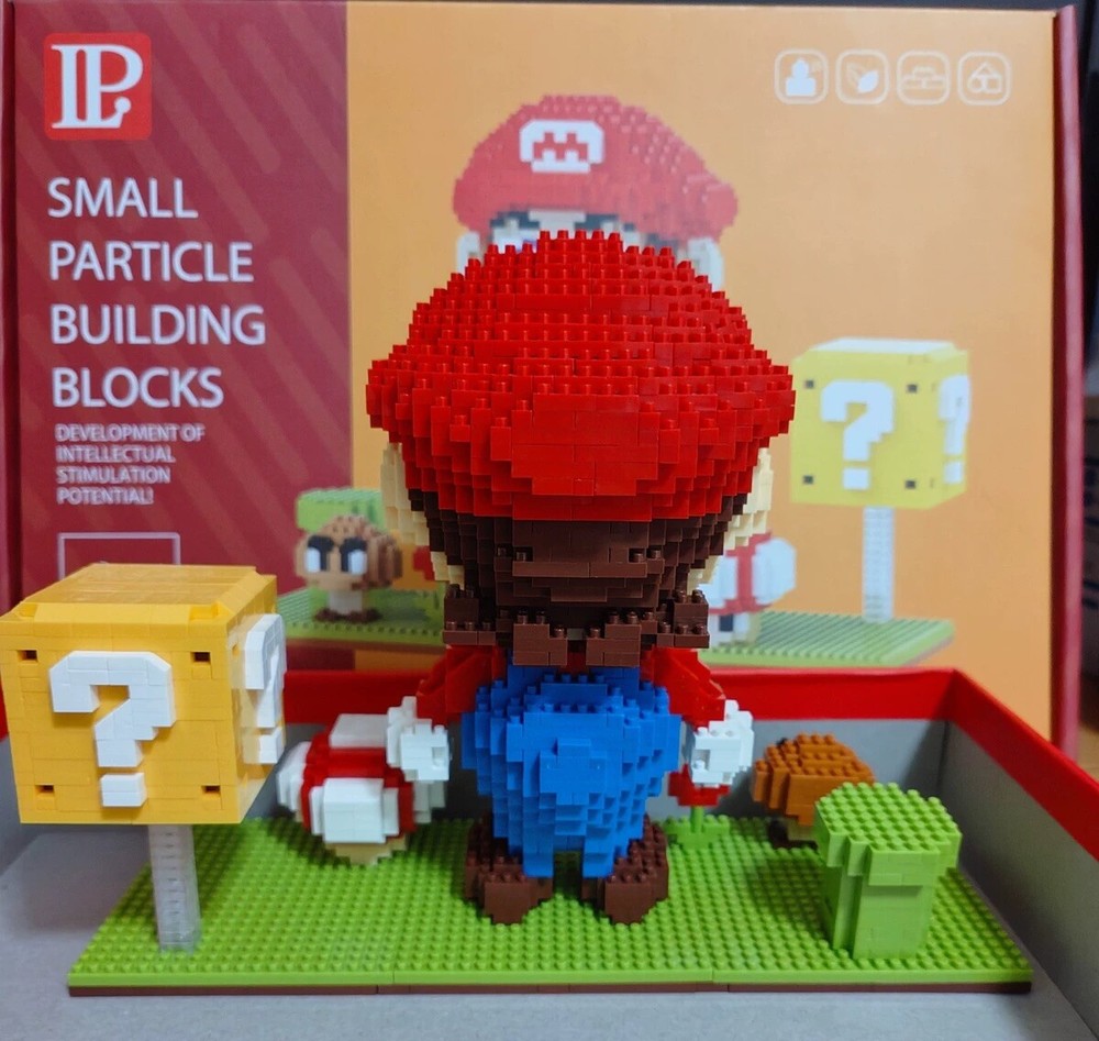 Super Mario Magic Blocks Set,2000 Pcs Mini Building Blocks Challenging Game Gift