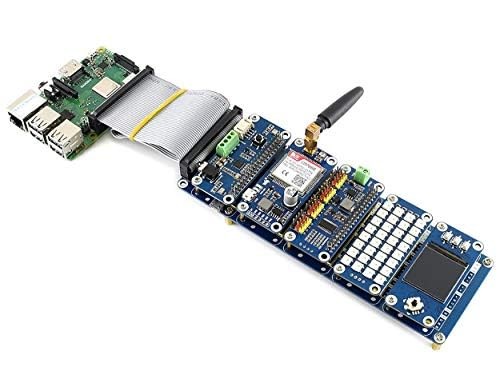 Stack HAT Raspberry pi I/O Expansion Shield Onboard 5 Sets 2x20 Connector to ...