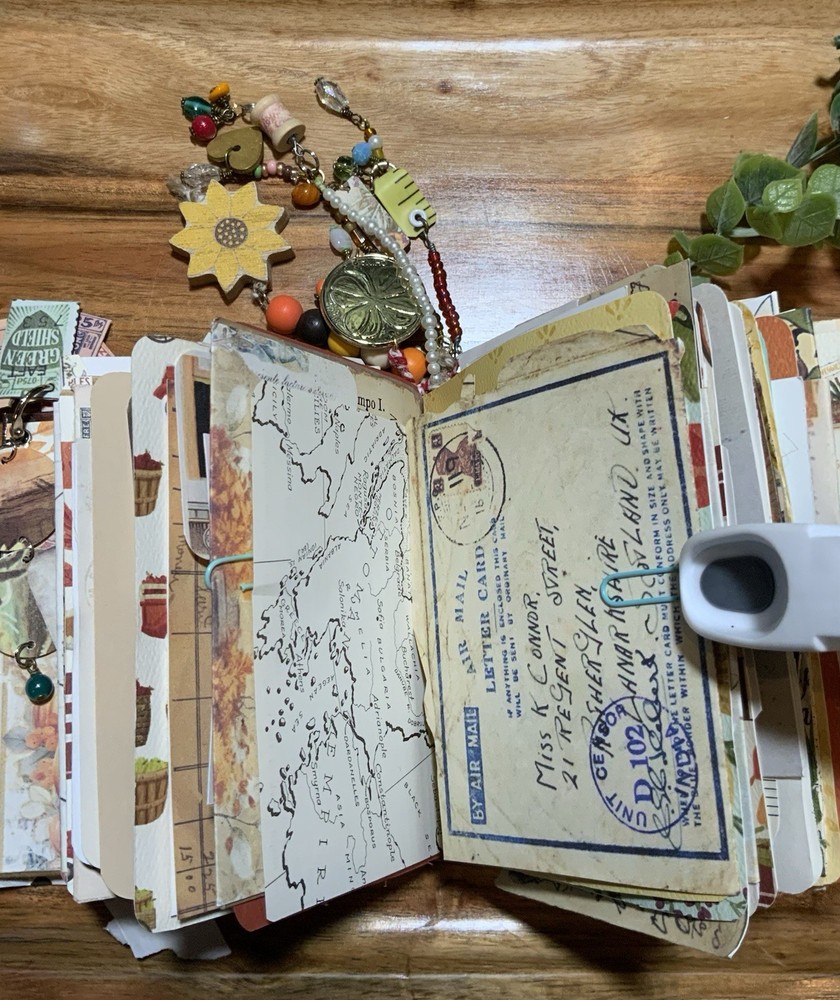 Autumn Fall Handmade Junk Journal