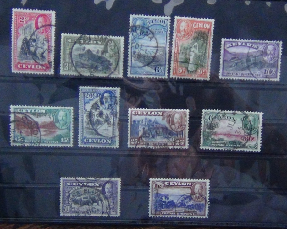 Ceylon 1935 - 1936 set to R1 Used