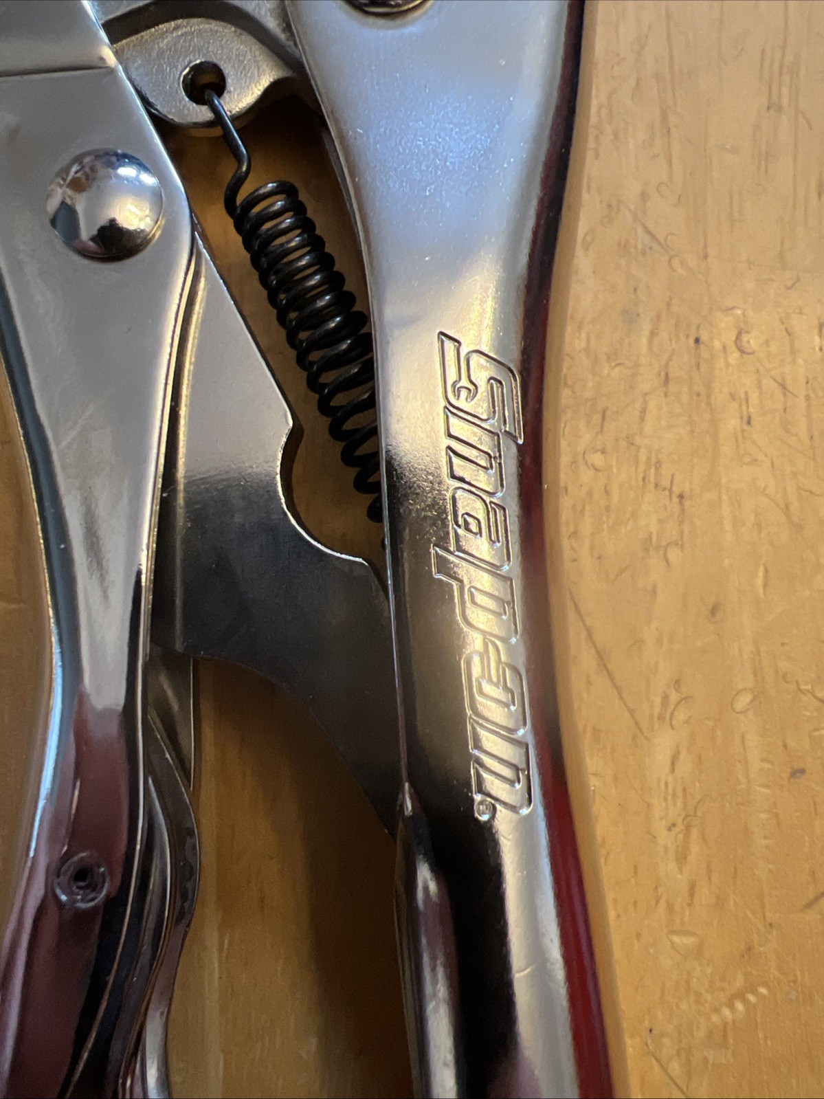 SNAP ON TOOLS LP7F 7" FLAT JAW LOCKING VISE GRIP PLIERS USA NEW 🔥 USA