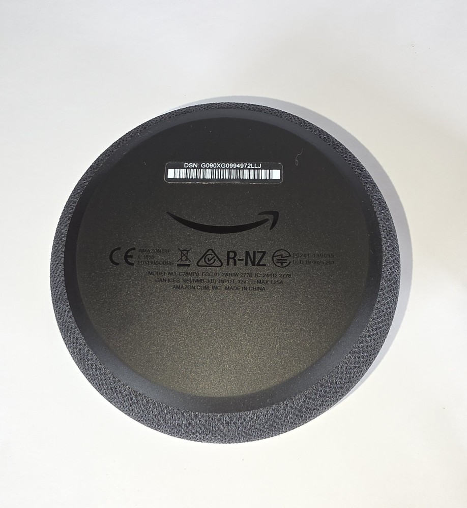 Amazon Echo Dot 3rd generation smart speaker gray C78MP8 with power supply