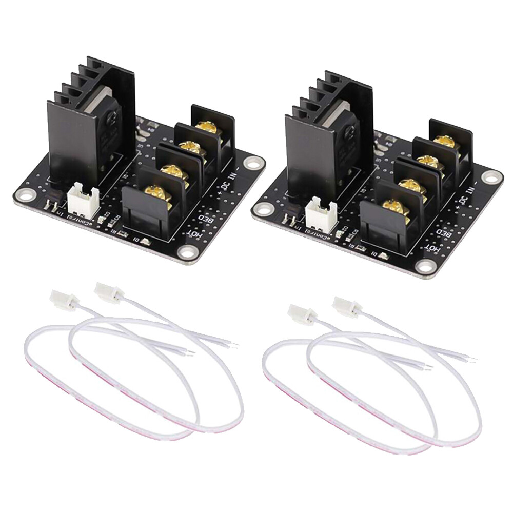 2PC 24V MOSFET High Current Load Hot Bed Module 3D Printer Power Expansion Board