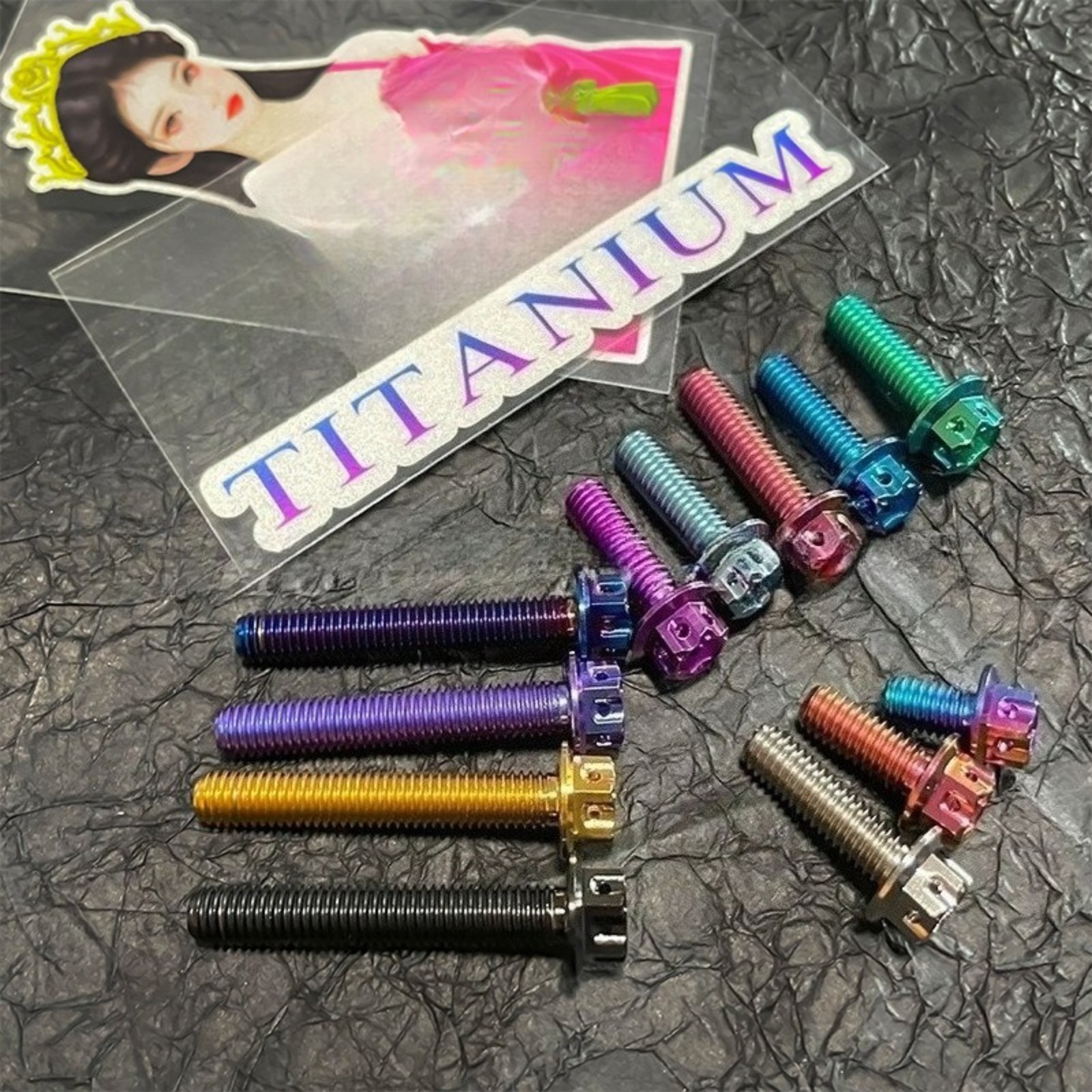 Ti Bolt M6 Flange Hex Head Screw 10 15 2025 30 35 40 45 50 55 60 75 80 90 100mm