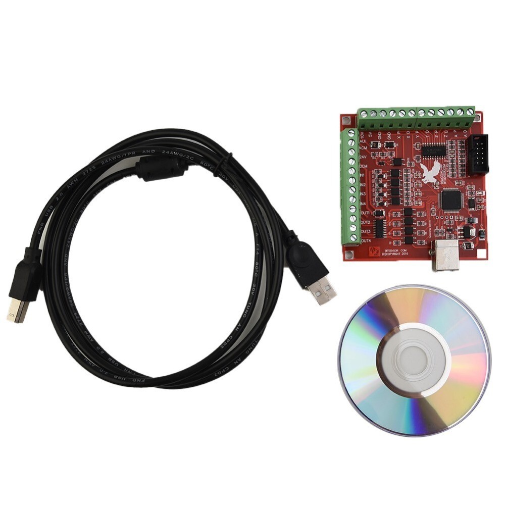 For BREAKOUT Board 4 Interface Driver Motion-Controller CNC USB 100Khz Set