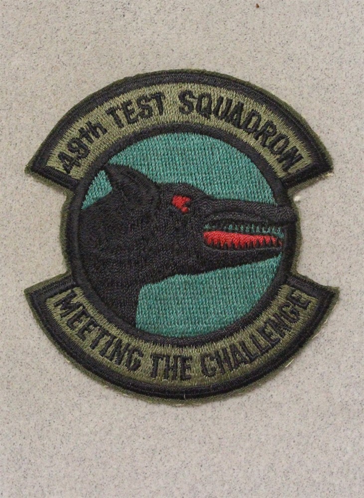 USAF Air Force Patch 2317: 49th Test Sqdn - subdued