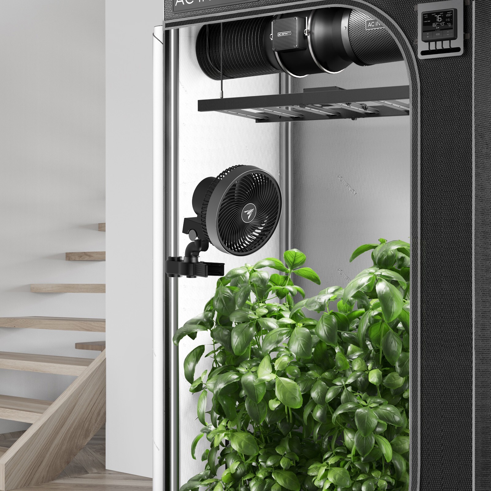 CLOUDRAY A6, Gen 2 Grow Tent Clip Fan 6”, Weatherproof IP-44, Manual Swivel