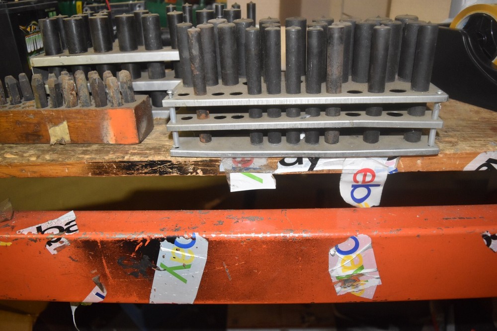 42 USED LARGE TRANFER PUNCHES