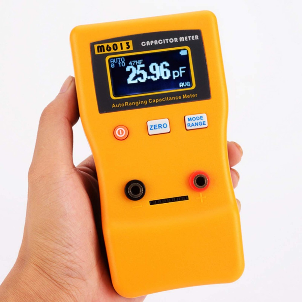 Handheld M6013 Capacitor Meter Auto Rang Measuring Capacitance Tester Instrument