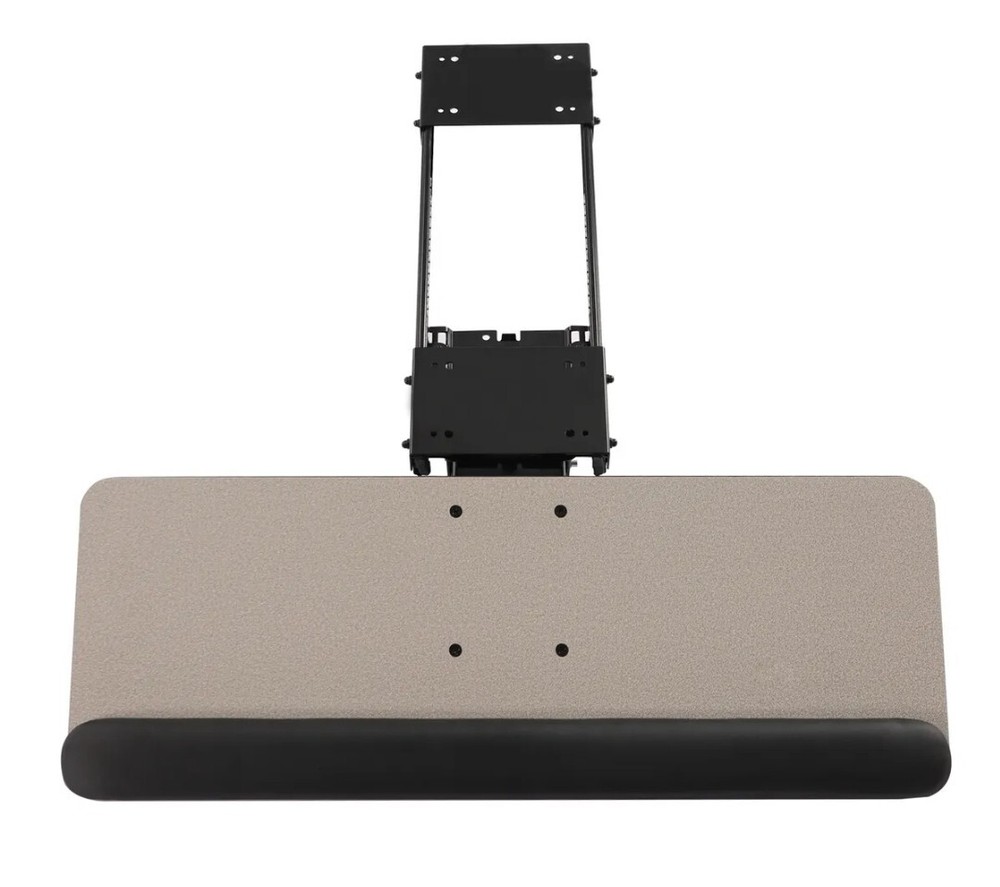 Adjustable Keyboard Tray Ergonomic Design Under Desk Mount Mouse Platform Tray