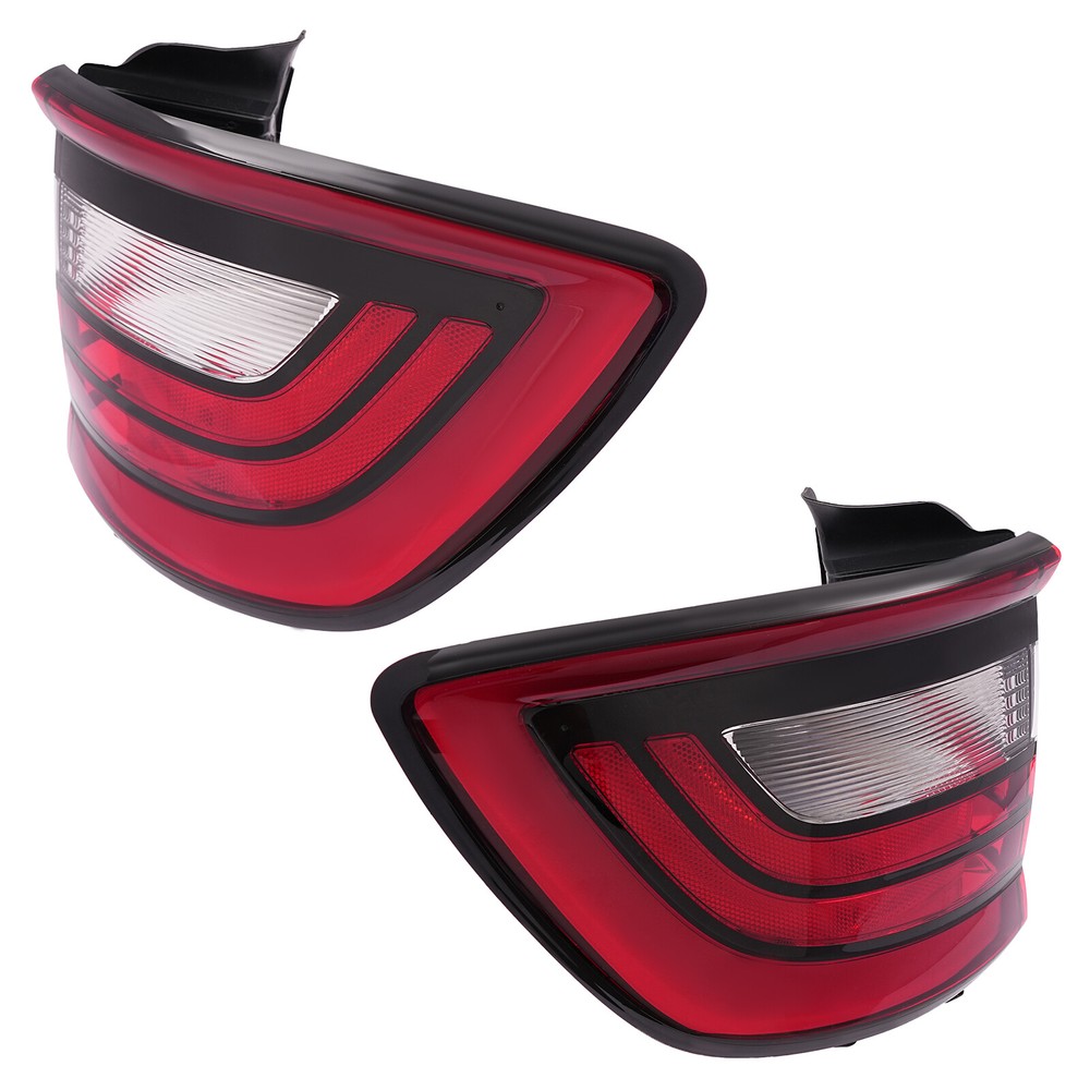 2Pc Tail Light Set For 2014-2022 Dodge Durango Left and Right Outer Tail Lamp