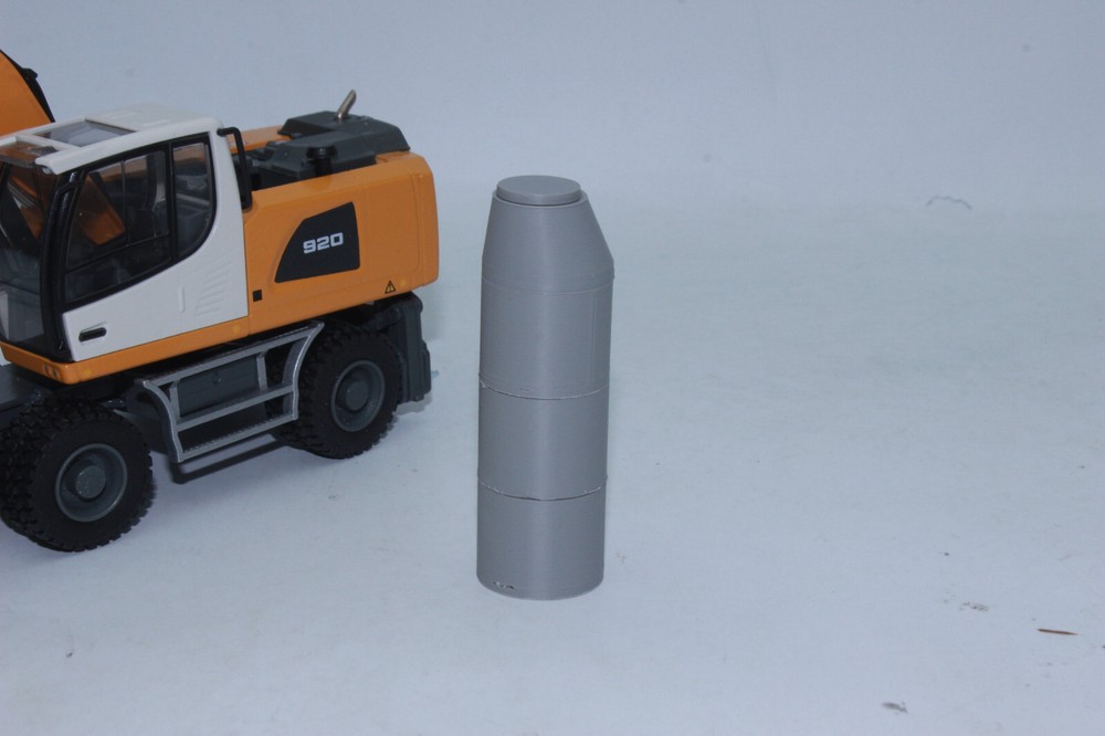 Versitz Pit 1:50 Soak Pit Clarification Pit Shaft Ring Cone + Lid Gray
