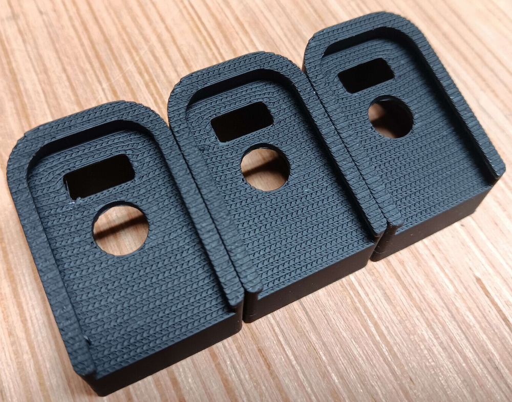 Airsoft WE Glock 17/19 Extended Baseplates (Three Pack)