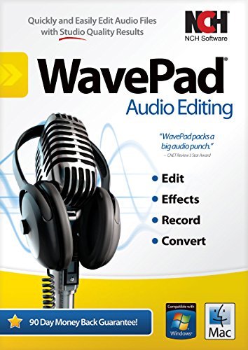 WavePad Sound Editor for PC or Mac .Edit audio and music