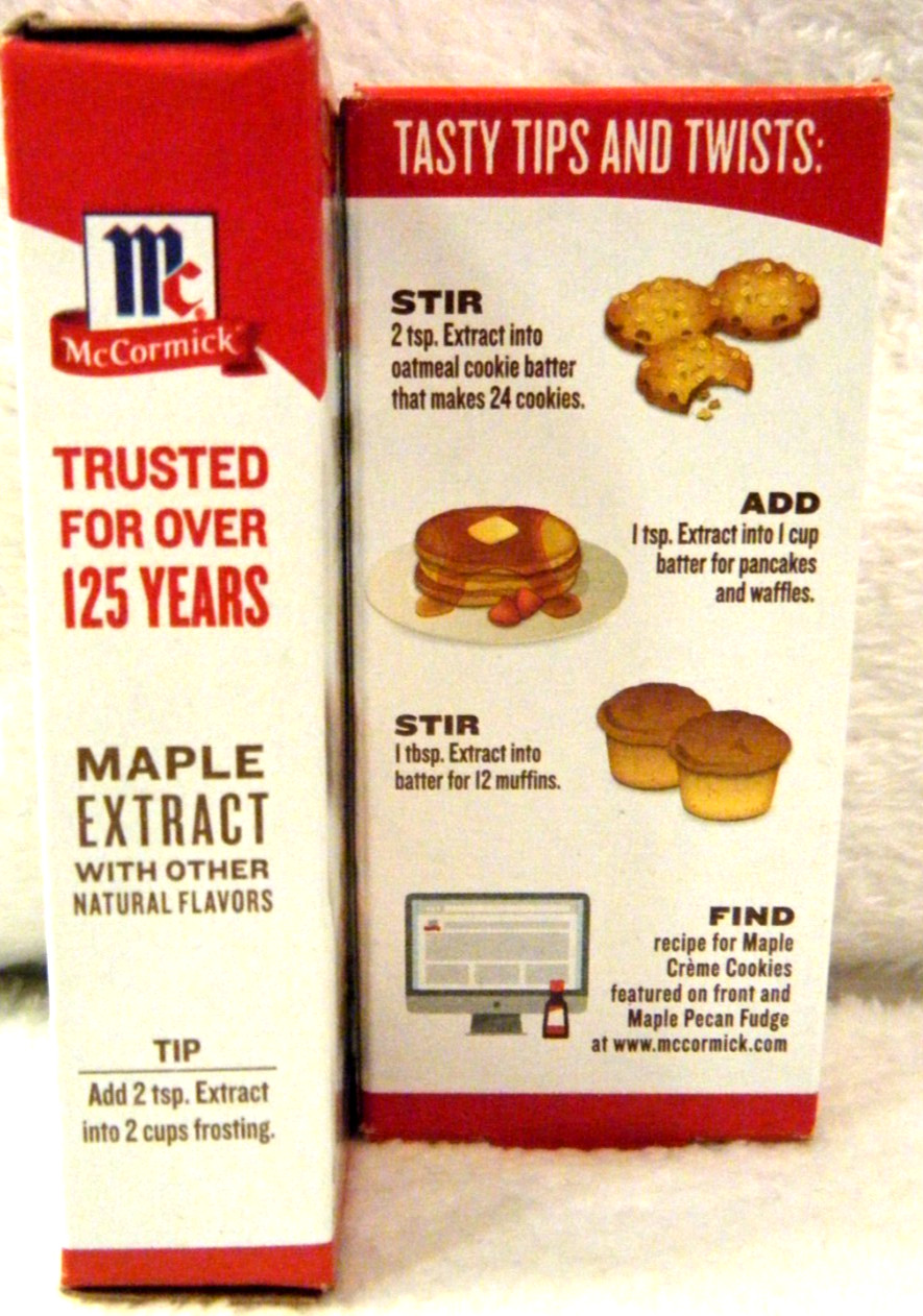 McCormick Pure MAPLE Extract -1 oz. Expiration 2028. *** FAST SHIP