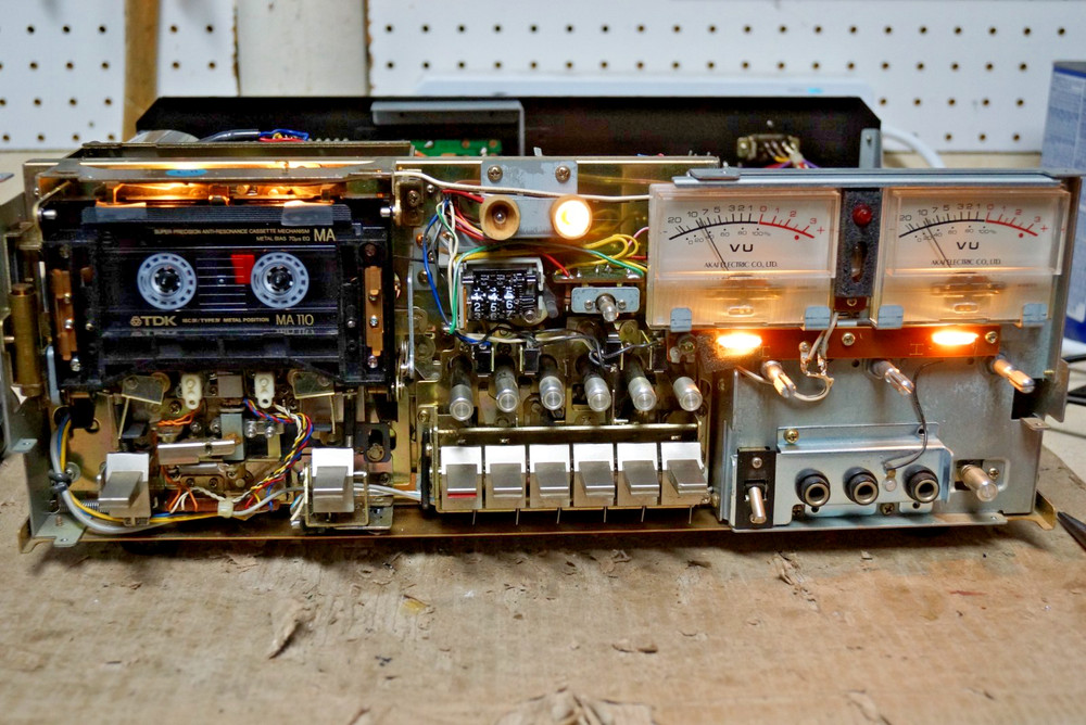 Serviced Working Multi Power Bidirectional Play/Record Akai GXC-730D READ