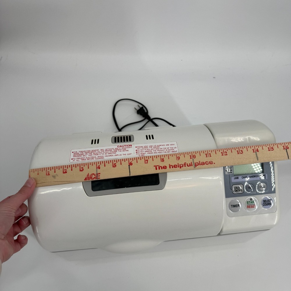 Zojirushi BBCC-V20 Bread Maker Machine 2lb Double Paddle Tested