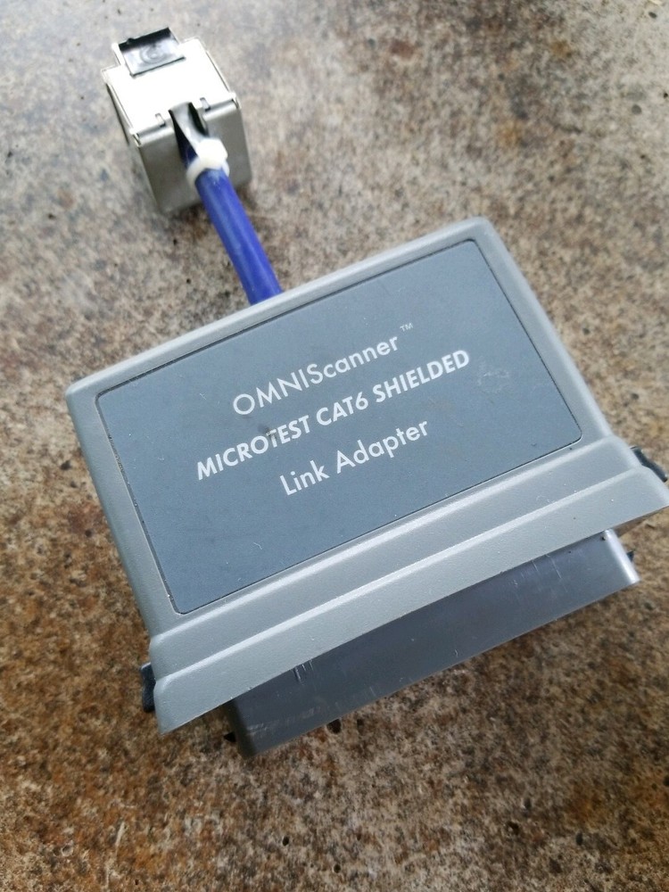 Fluke MICROTEST OMNIScanner Category CAT 6 SHIELDED Link Adapter