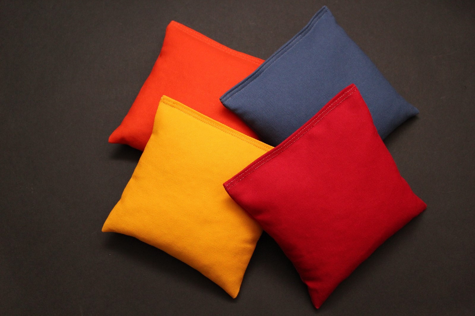 Set of 8 Cornhole Bags ACA Regulation Size Pick Your Colors Top Quality Handmade