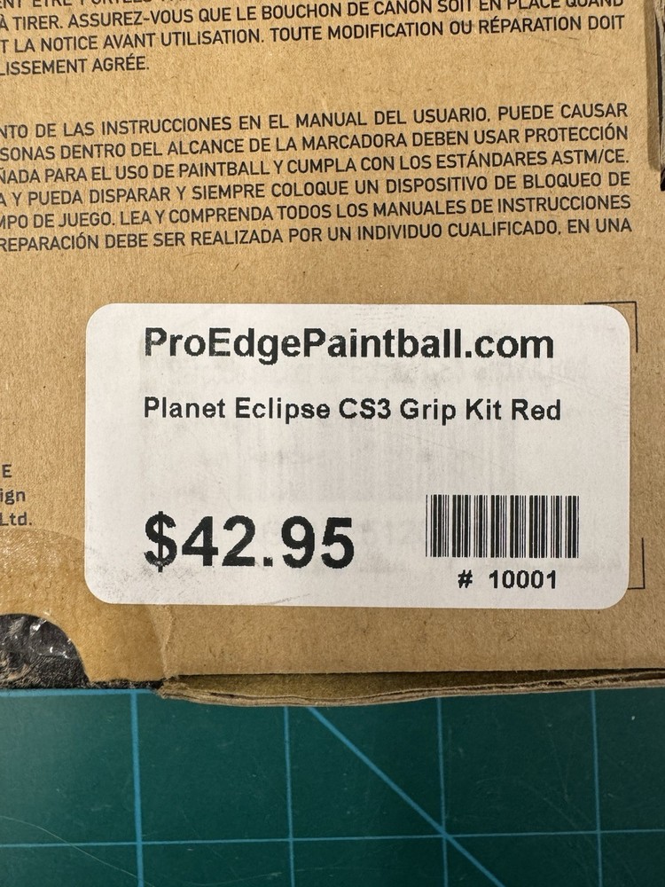 Planet Eclipse CS3 grip kit. RED. BRAND NEW. NOS. RARE!