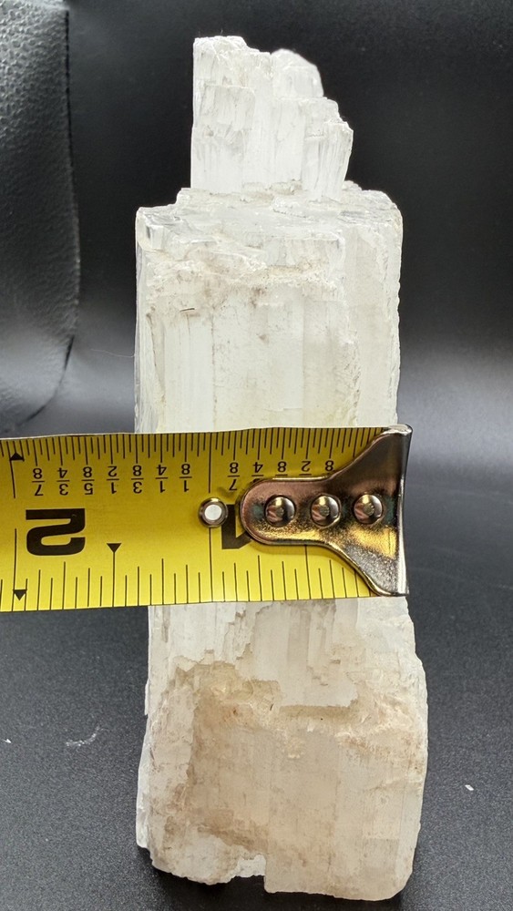 Beautiful Selenite Mineral Clock