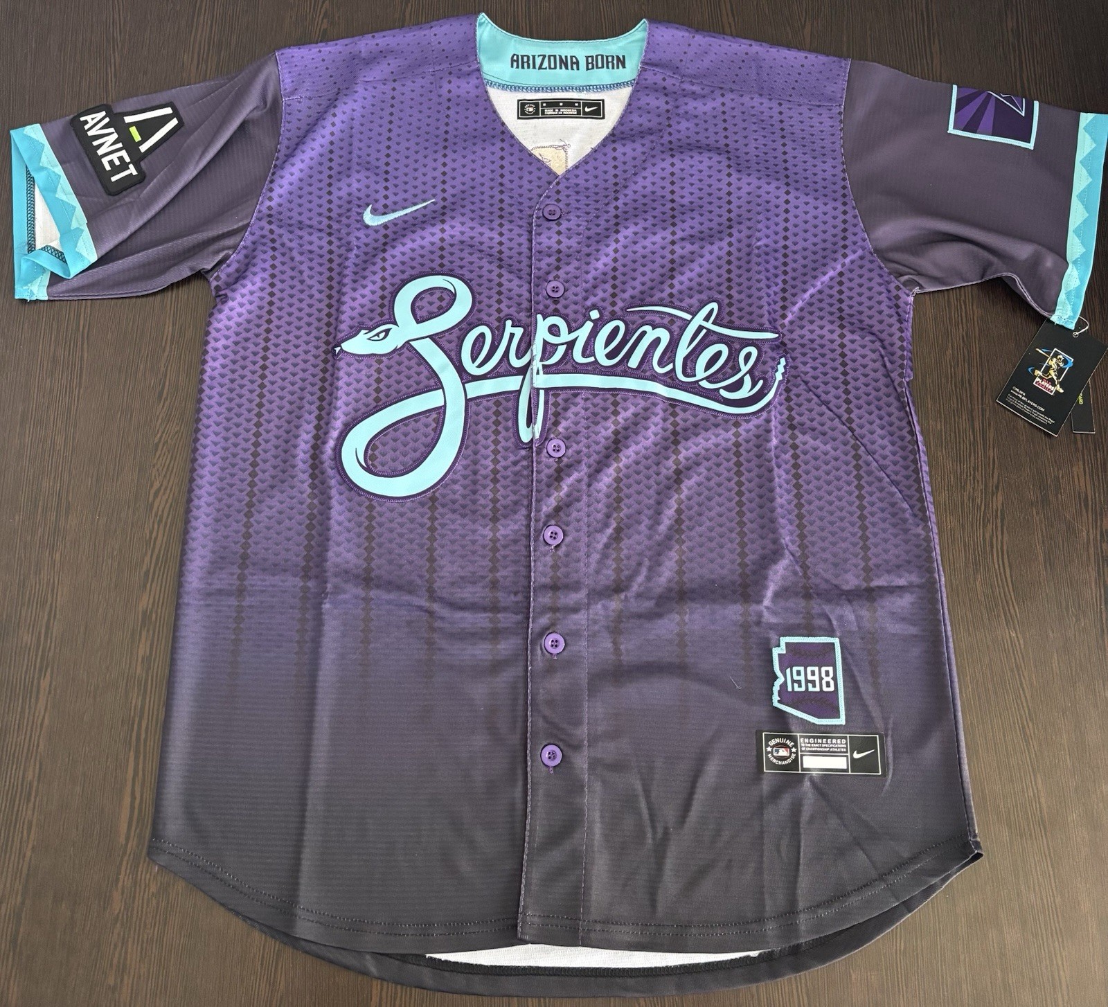 New Serpientes Corbin Carroll Arizona Diamondbacks All Size Jerseys! Ships fast!