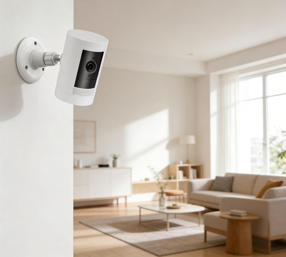 Universal Wall Mount Bracket for Ring & Arlo Cameras - 360° Swivel, Easy Setup