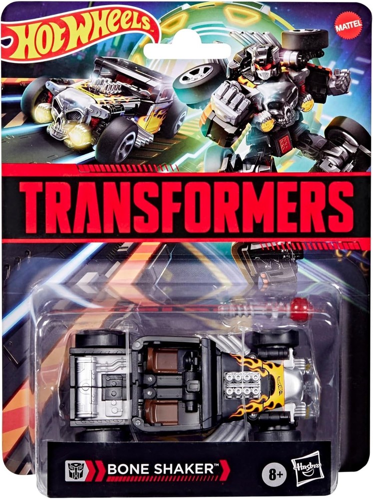 Transformers Collaborative Hot Wheels x Bone Shaker, Deluxe Class 5-Inch...