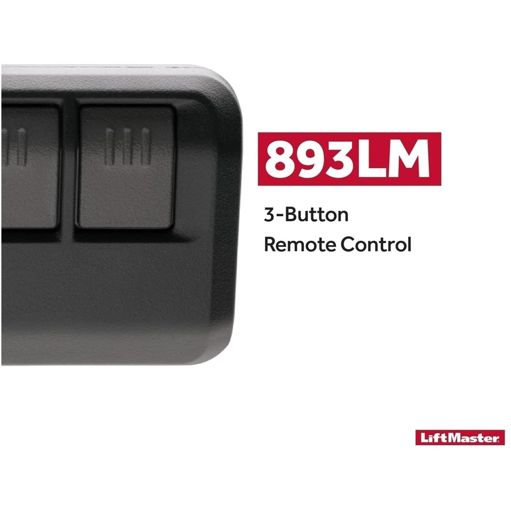 Garage Door Remote Control - 893LM Security+ 2.0 - 3 Buttons