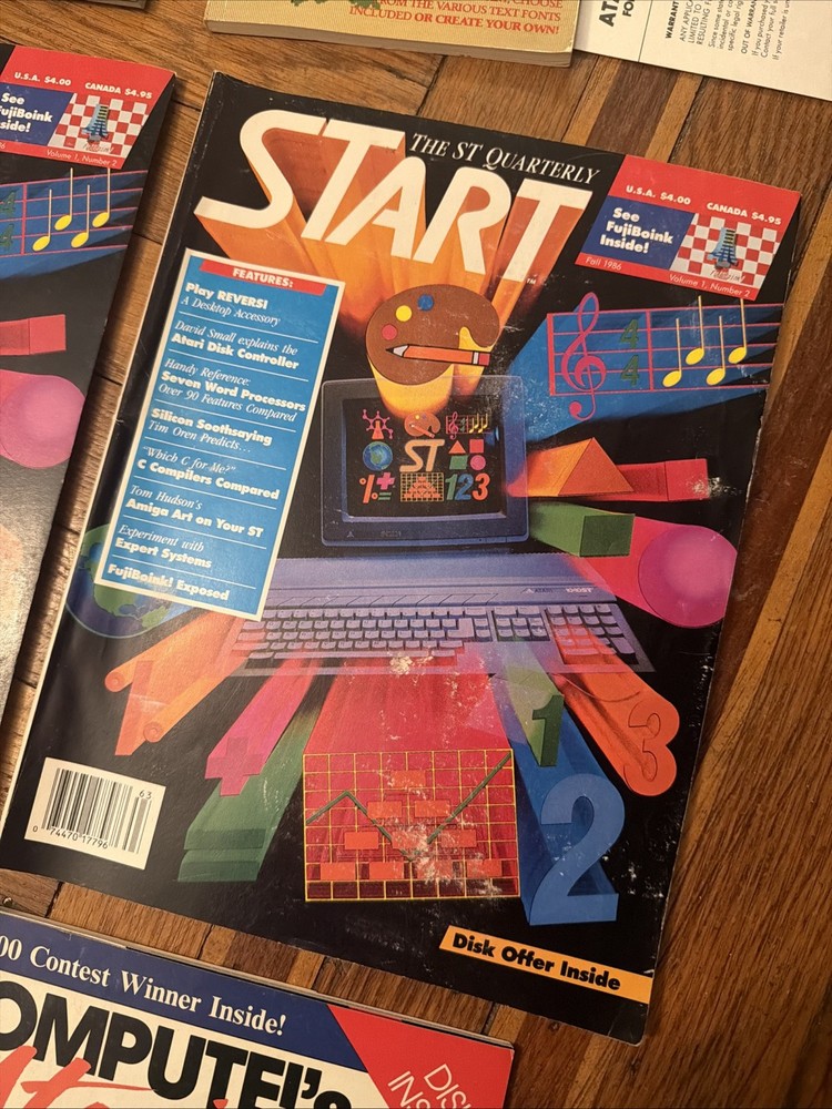Atari ST Computer Owner's Manual Magazines Sourcebook Inserts & More - Huge Lot