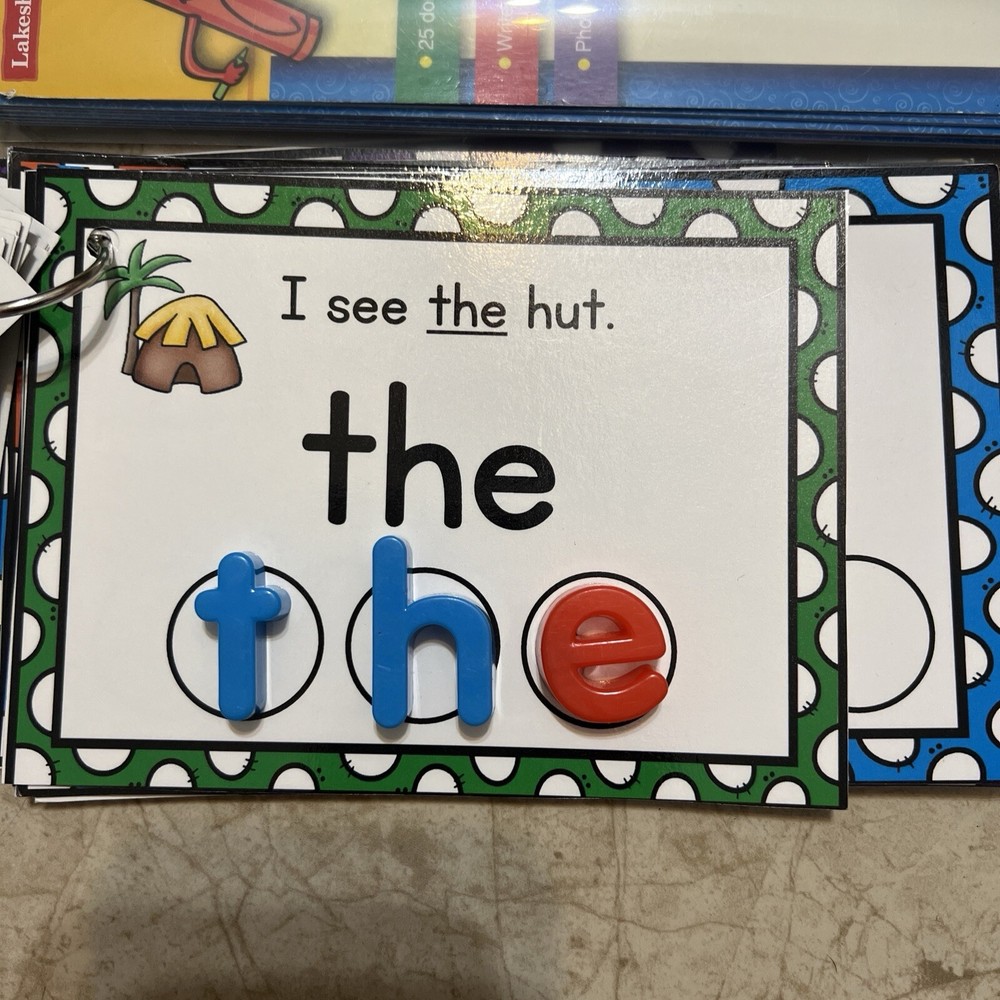 Lakeshore Write & Wipe Sight-Words Practice Cards