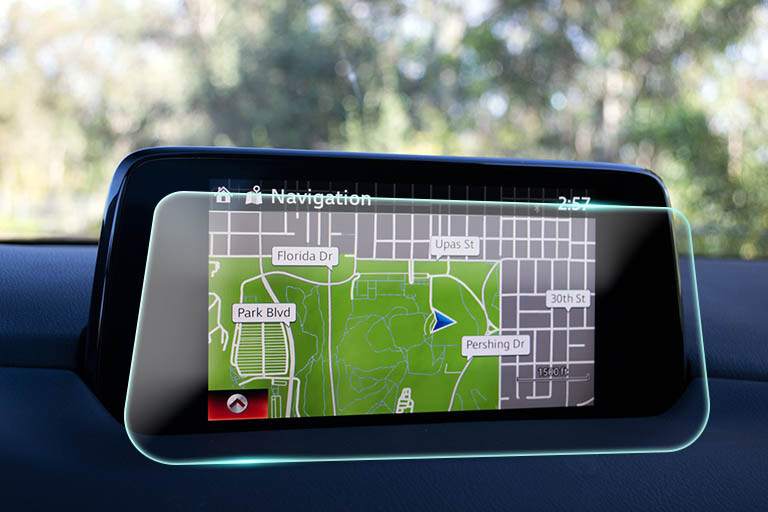 Crystal Clear Screen Protector for 2018 Mazda CX-5 Vehicle Navigation