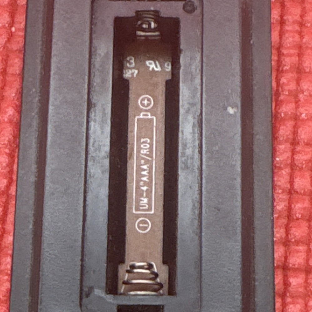 LG DVD Player Remote Control AKB33659510 Black Missing Cover