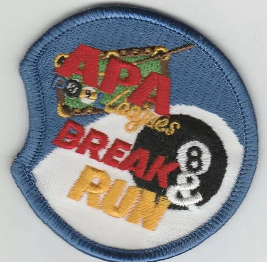 APA POOL PATCH 8  BREAK & RUN OLD STYLE C23