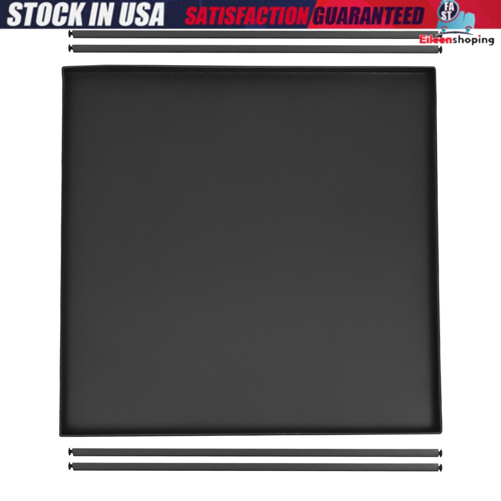 24" Square Table Metal Frame Table Portable Office Side End Table Camping Table