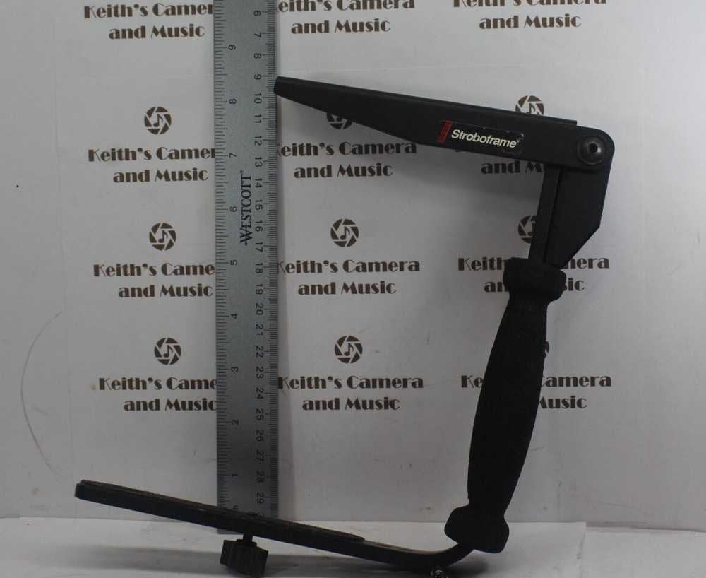 Stroboframe Quick Flip 350 Camera flash bracket Nikon Canon universal + screws!