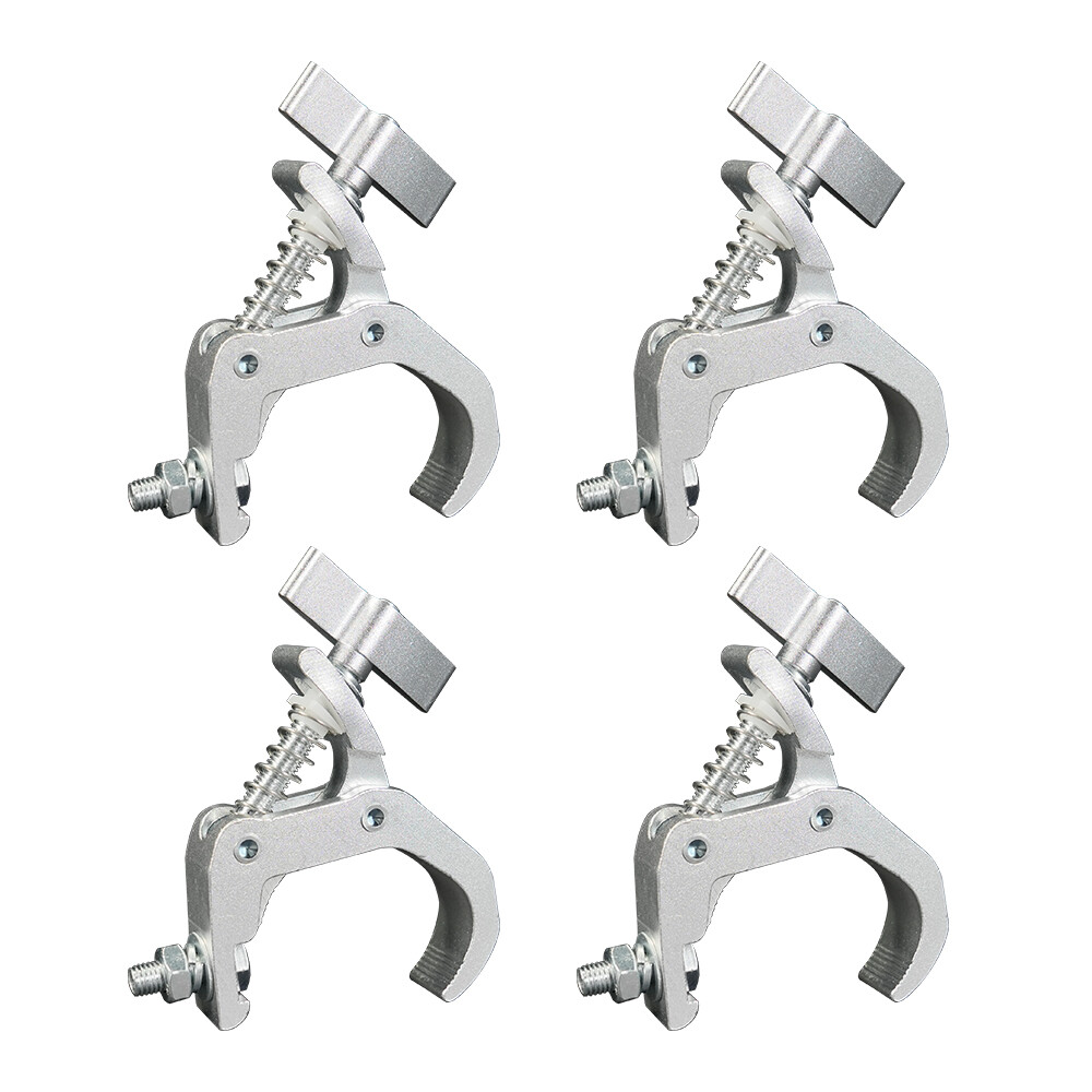 4Pack DJ Stage Lighting Clamp Truss Bracket Hook Clamp DJ Projector Bar Light