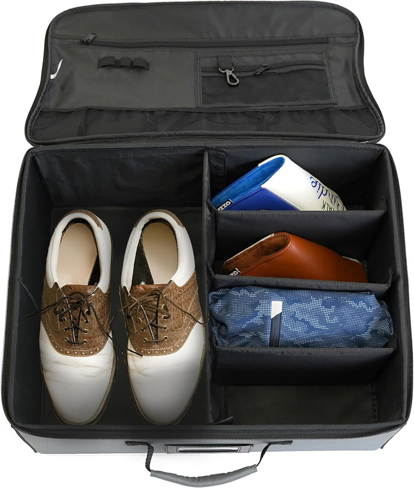 Golf Trunk Locker Organizer - Golf Storage Trunk Locker Golf Accessory Organizer