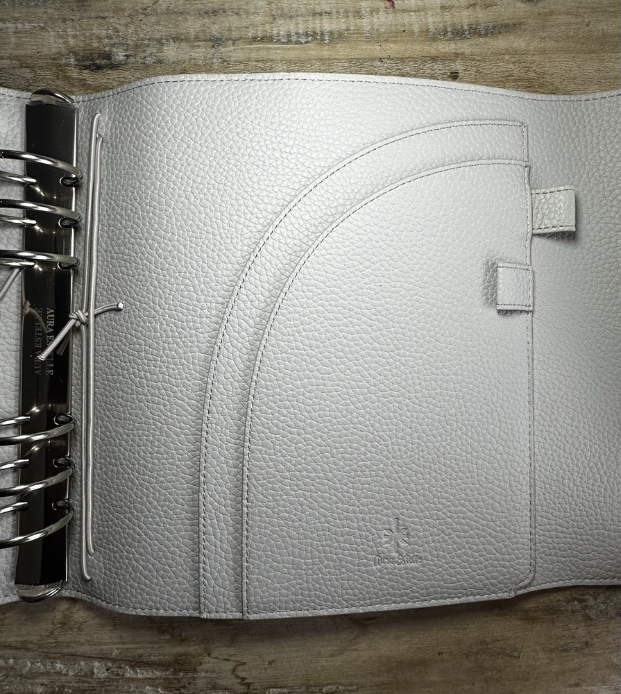 Aura Estelle Pearl Cloud Planner A5 Wide