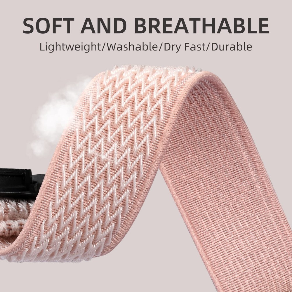 Wristbands 6 Pack Adjustable Elastic Replacement Strap for Fitbit Charge 5/6