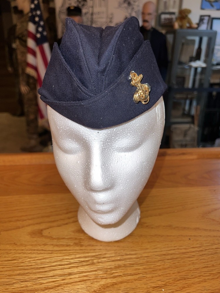 WW2 Navy  WAVES Garrison Cap NAMED