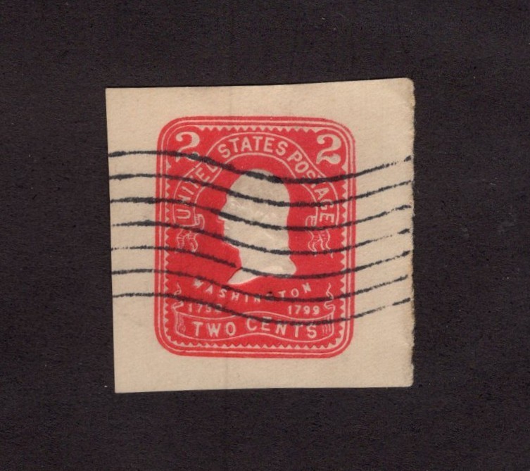 Scott U395 - Envelope Label. Used.      #02 U395
