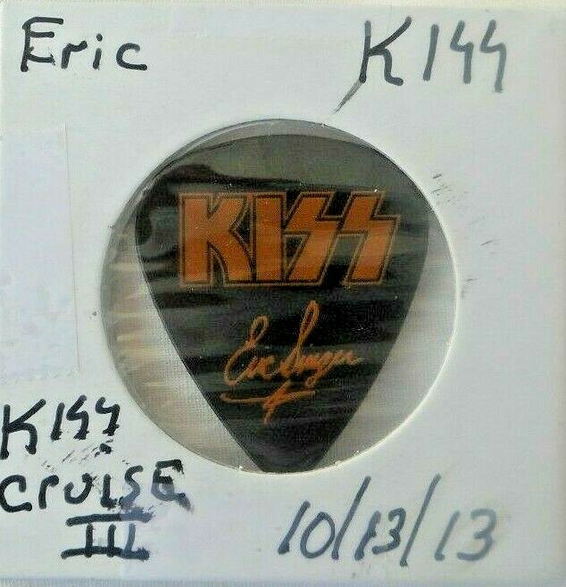 Kiss Eric Singer Guitar Pick Halloween Gig 10/30/2013