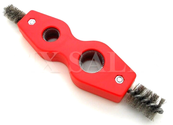 4 in 1 Wire Brush Battery Post Cleaning Tool & Plumbers Copper Pipe Cleaner