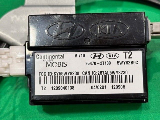 2011-2015 KIA OPTIMA KEYLESS ENTRY ANTENNA RECEIVER MODULE UNIT OEM 95470-2T100