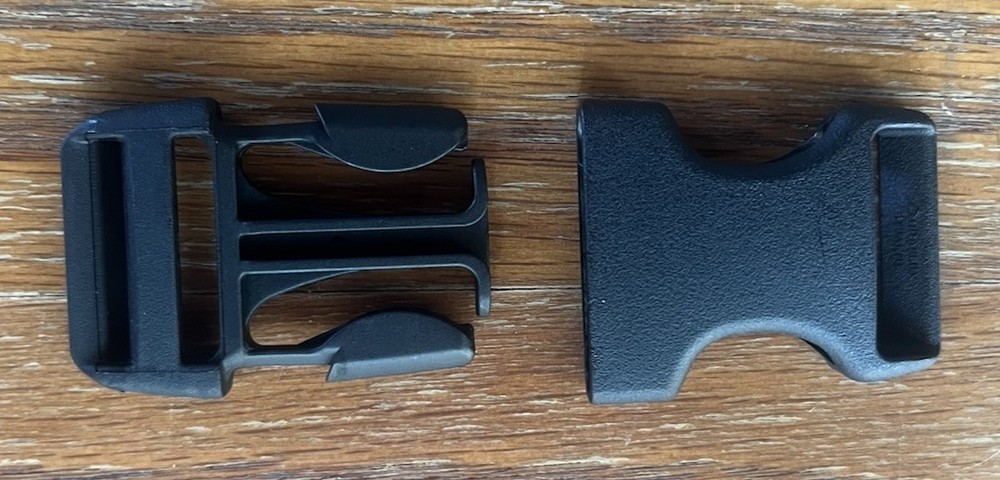Duraflex 1” Side Squeeze Buckle 5-pack