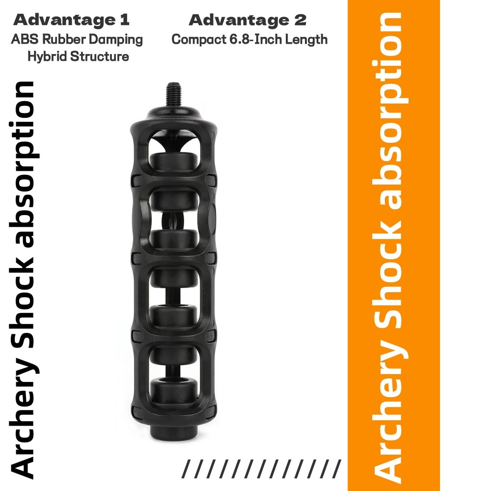 Archery Stabilizer ABS Rubber Compound Bow Target Hunting Shock Absorption Shoot