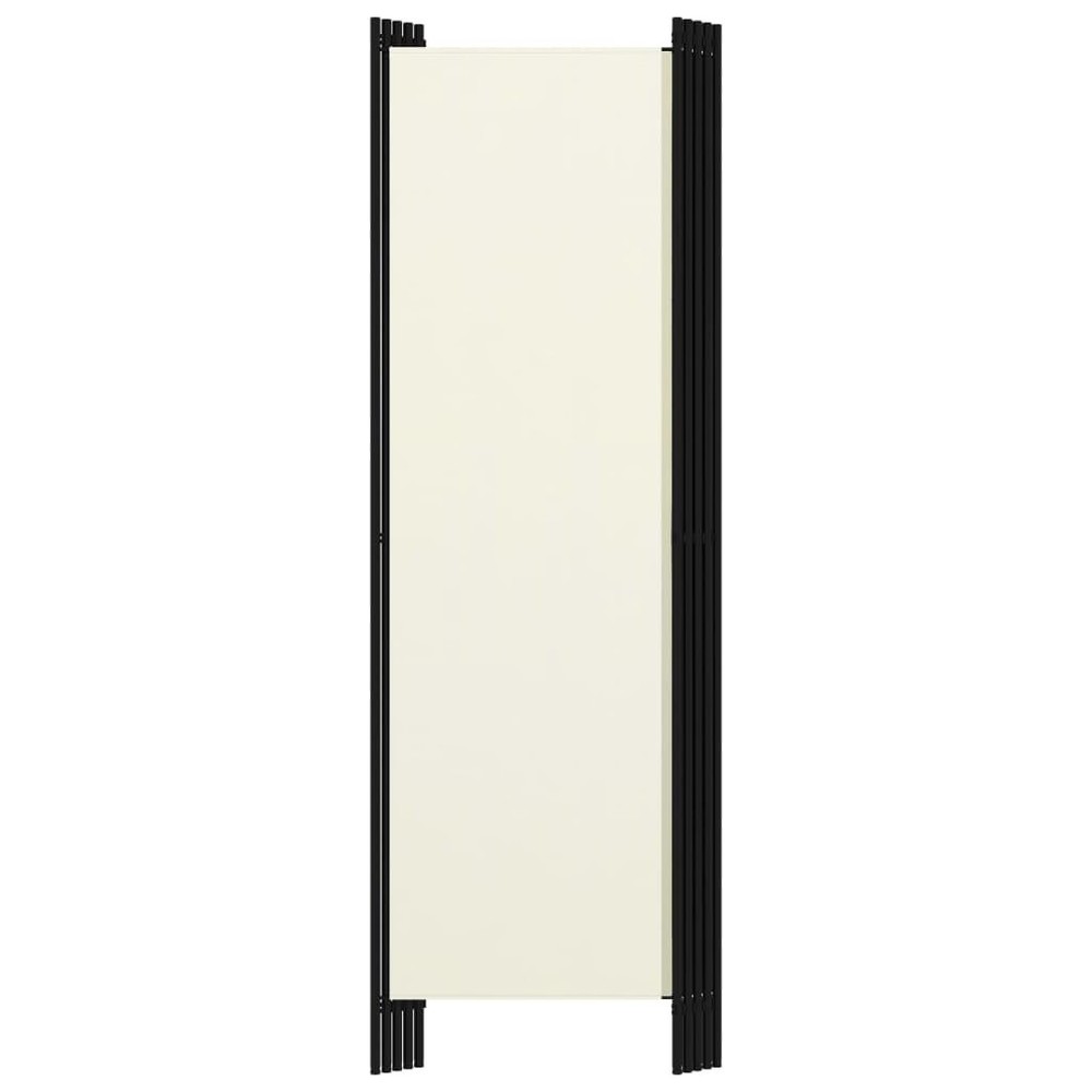 5-Panel Room Divider White 98.4"x70.9"